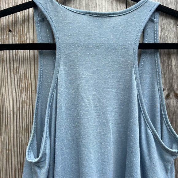 UMGEE Blue Tank Sleeveless Ruffle Top Women’s Medium - Picture 7 of 7